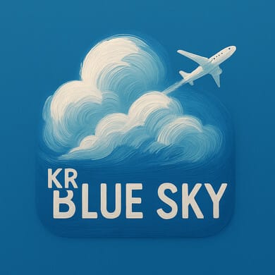 KR BLUE SKY 로고 파일